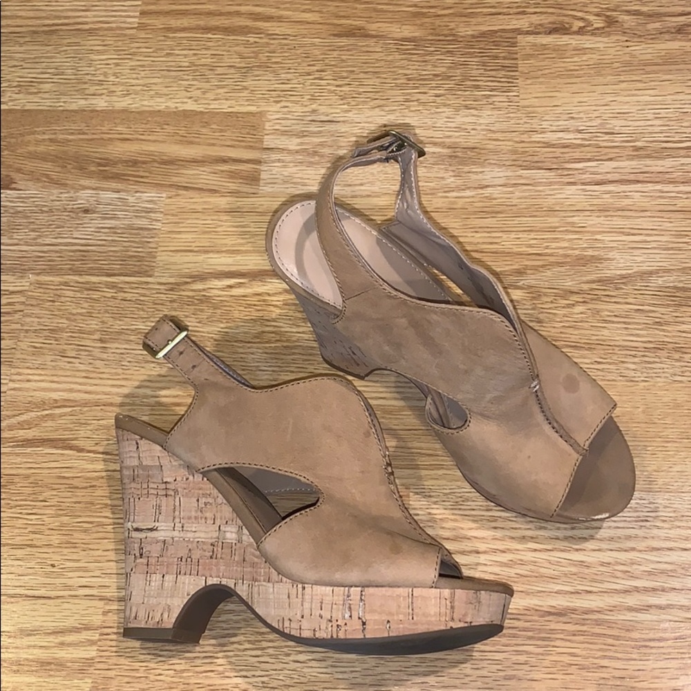 Peep toe booties